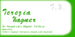 terezia wagner business card